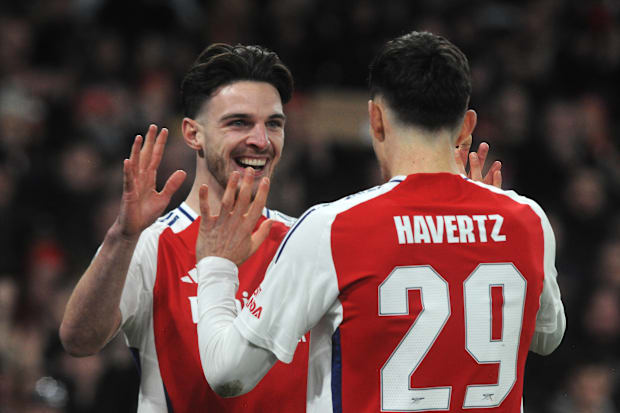Declan Rice and Kai Havertz