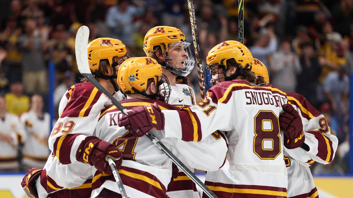 Gophers men's hockey suffers OT loss to Omaha in final of Las Vegas tournament