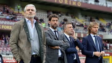 Maurizio Arrivabene, Andrea Agnelli, Federico Cherubini, Pavel Nedved
