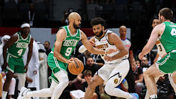 Boston Celtics, Denver Nuggets, Abu Dhabi, Derrick White, Jayson Tatum, Sam Hauser