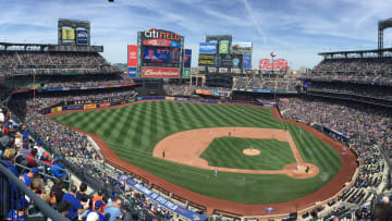 Baseball. MLB. New York Mets Vs Miami Marlins, Citi Field, New York. USA.