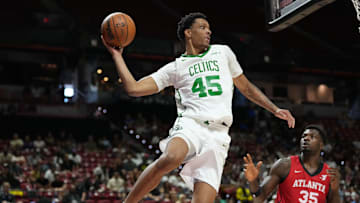 Boston Celtics forward Aaron Scott (45).