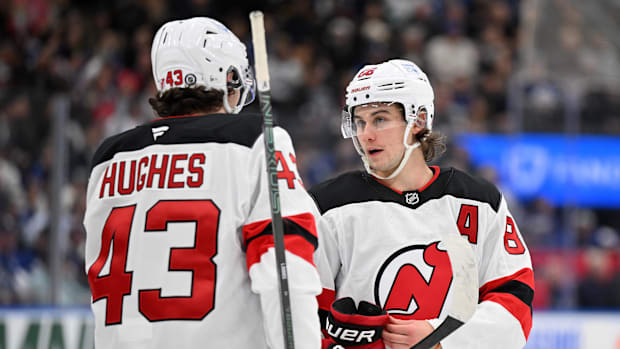 New Jersey Devils forward Jack Hughes
