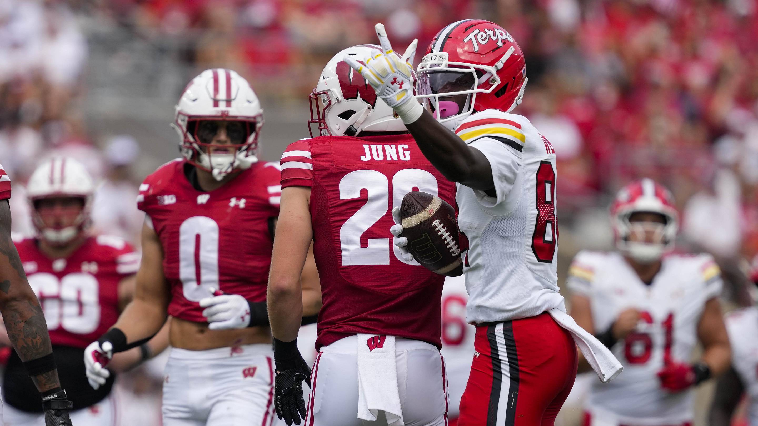 Maryland Terrapins wide receiver Kaleb Webb.