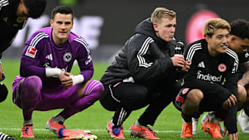 Michael Zetterer, Jonathan Burkardt und Ritsu Doan waren die drei einzigen Sommerzugänge der Eintracht