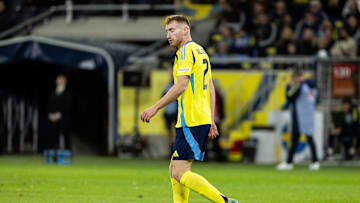 Dejan Kulusevski in action against Slovakia