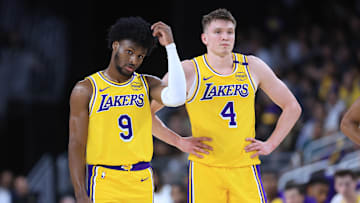 Pictured: The biggest winner of the NBA preseason, and Bronny James