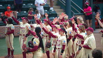 Florida State softball beat Auburn 4-0 to win the NCAA Tallahassee Regional title on Sunday, May 18, 2025 at Seminole Softball Complex