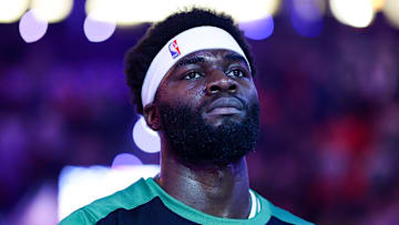 Boston Celtics center Neemias Queta (88) before a game against the Portland Trail Blazers.