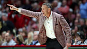 Nov 13, 2025; Tuscaloosa, Alabama, USA; Alabama Crimson Tide head coach Nate Oats calls a play during the second half against the Purdue Boilermakers at Coleman Coliseum. Mandatory Credit: David Leong-Imagn Images