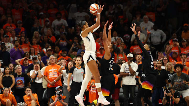 A'ja Wilson drained an epic game-winner to put the Aces up 3-0 on the Mercury in the WNBA Finals A'ja Wilson drained an epic game-winner to put the Aces up 3-0 on the Mercury in the WNBA Finals