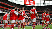 Arsenal berhasil mengatasi perlawanan Leeds United, Sabtu (1/4)