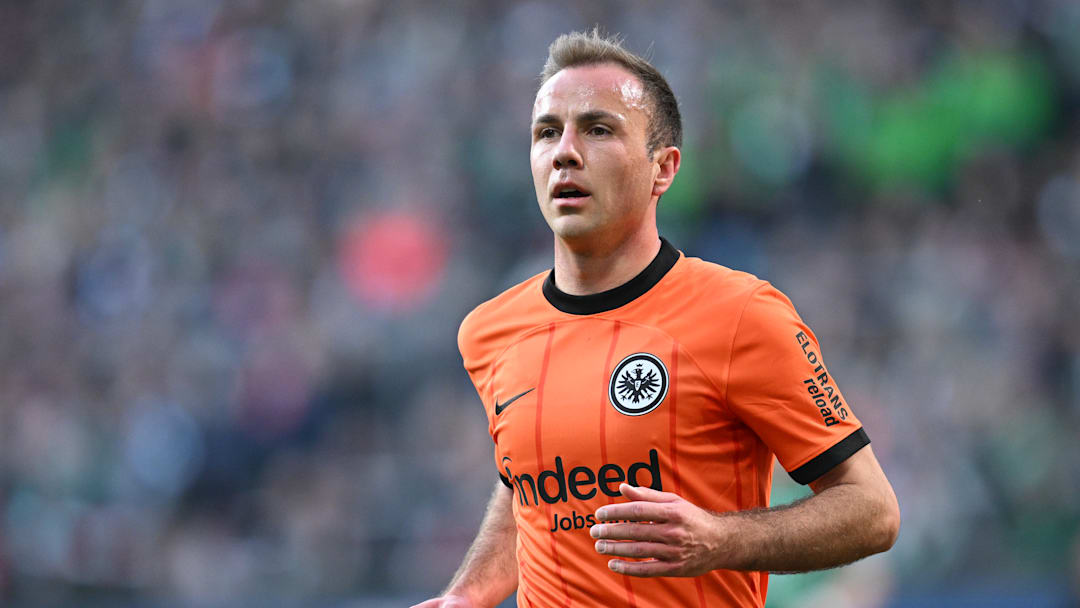 Mario Götze suited up for Eintracht Frankfurt against Werder Bremen