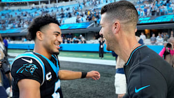 Bryce Young and Dave Canales