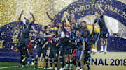 Skuad Prancis saat memenangkan Piala Dunia 2018