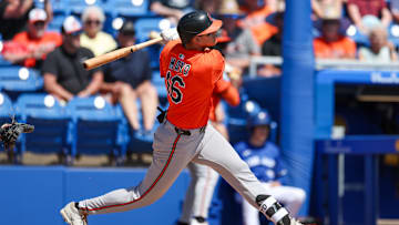 Coby Mayo is back in the bigs and ready to slug for the Orioles.