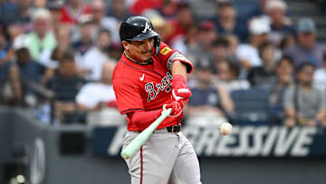 Braves rookie Nacho Alvarez has been picking things up at the plate lately.
