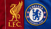 The Liverpool and Chelsea Club Crests