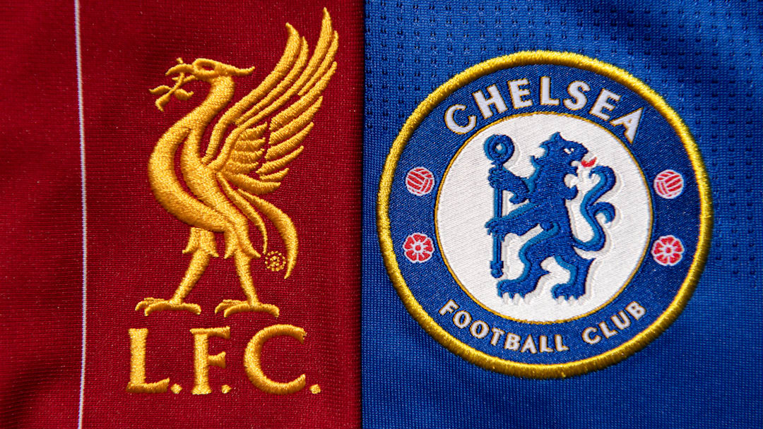 The Liverpool and Chelsea Club Crests The Liverpool and Chelsea Club Crests