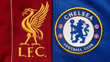 The Liverpool and Chelsea Club Crests