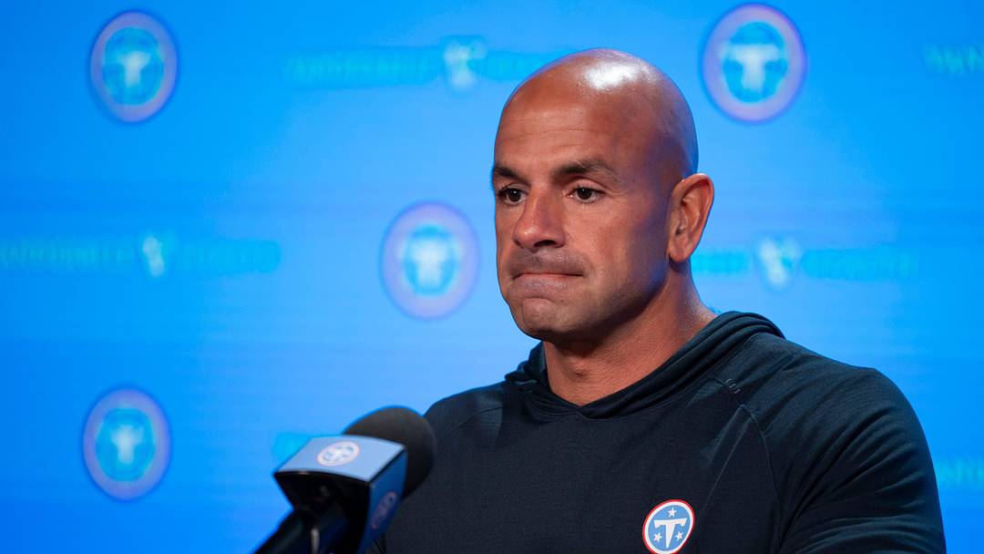 Tennessee Titans coach Robert Saleh speaks with the media before the Titans Rookie Camp Day 1 at Vanderbilt Health Football Center in Nashville, Tenn., Friday, May 1, 2026. Tennessee Titans coach Robert Saleh speaks with the media before the Titans Rookie Camp Day 1 at Vanderbilt Health Football Center in Nashville, Tenn., Friday, May 1, 2026.