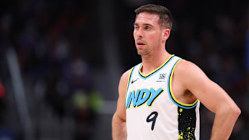 Indiana Pacers guard T.J. McConnell (9) during a regular season game against the Detroit Pistons.