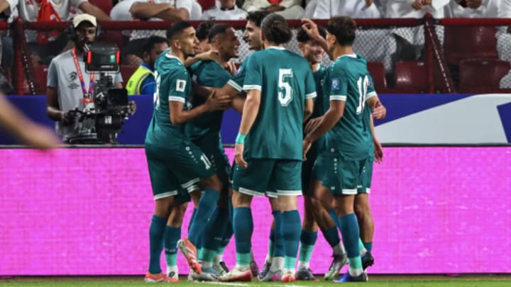 Jugadores de la selección de Irak