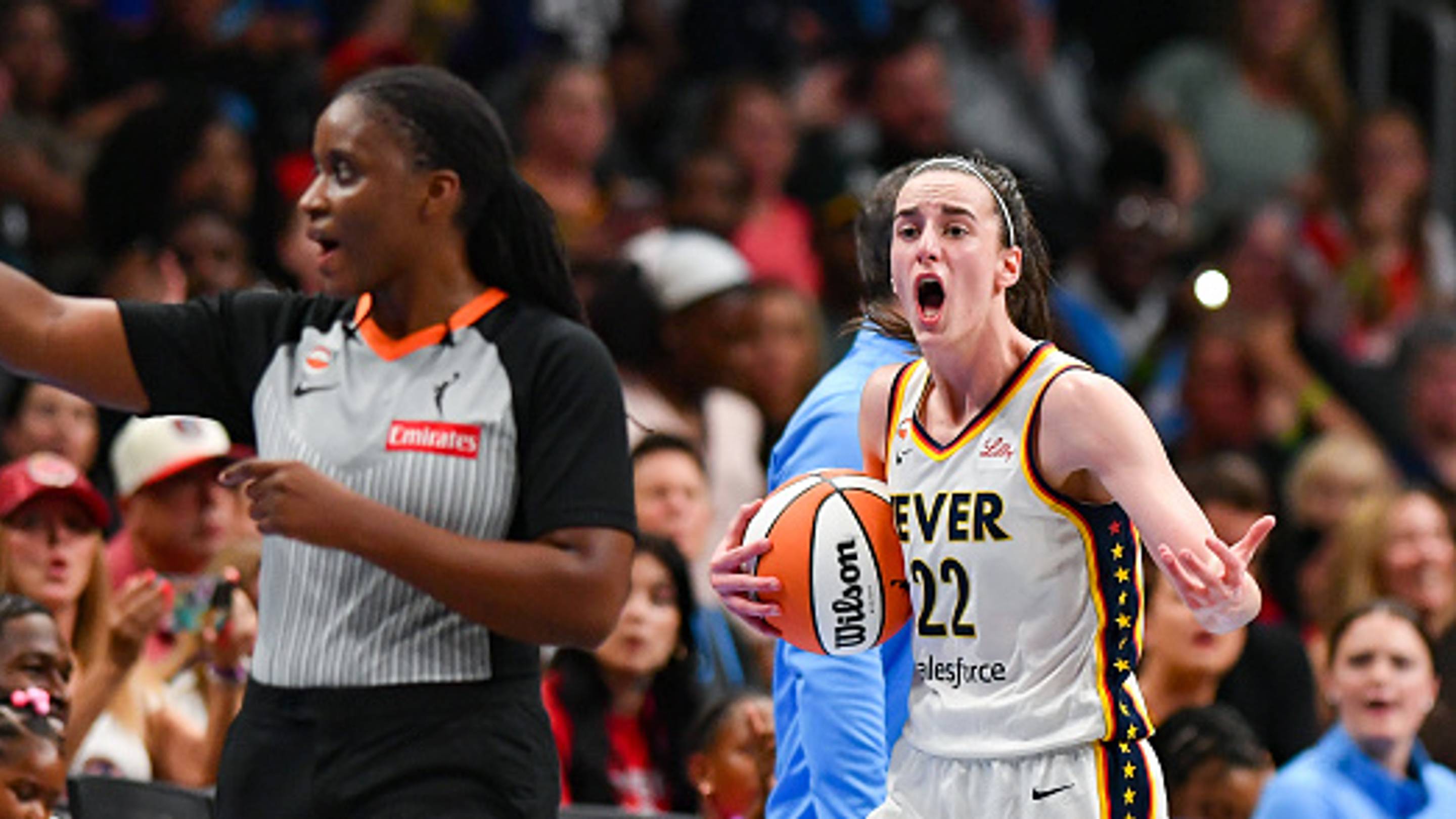 Caitlin Clark Played Lights Out in Fever’s Playoff Win Over Aces. Then, She Took Aim at the Refs.