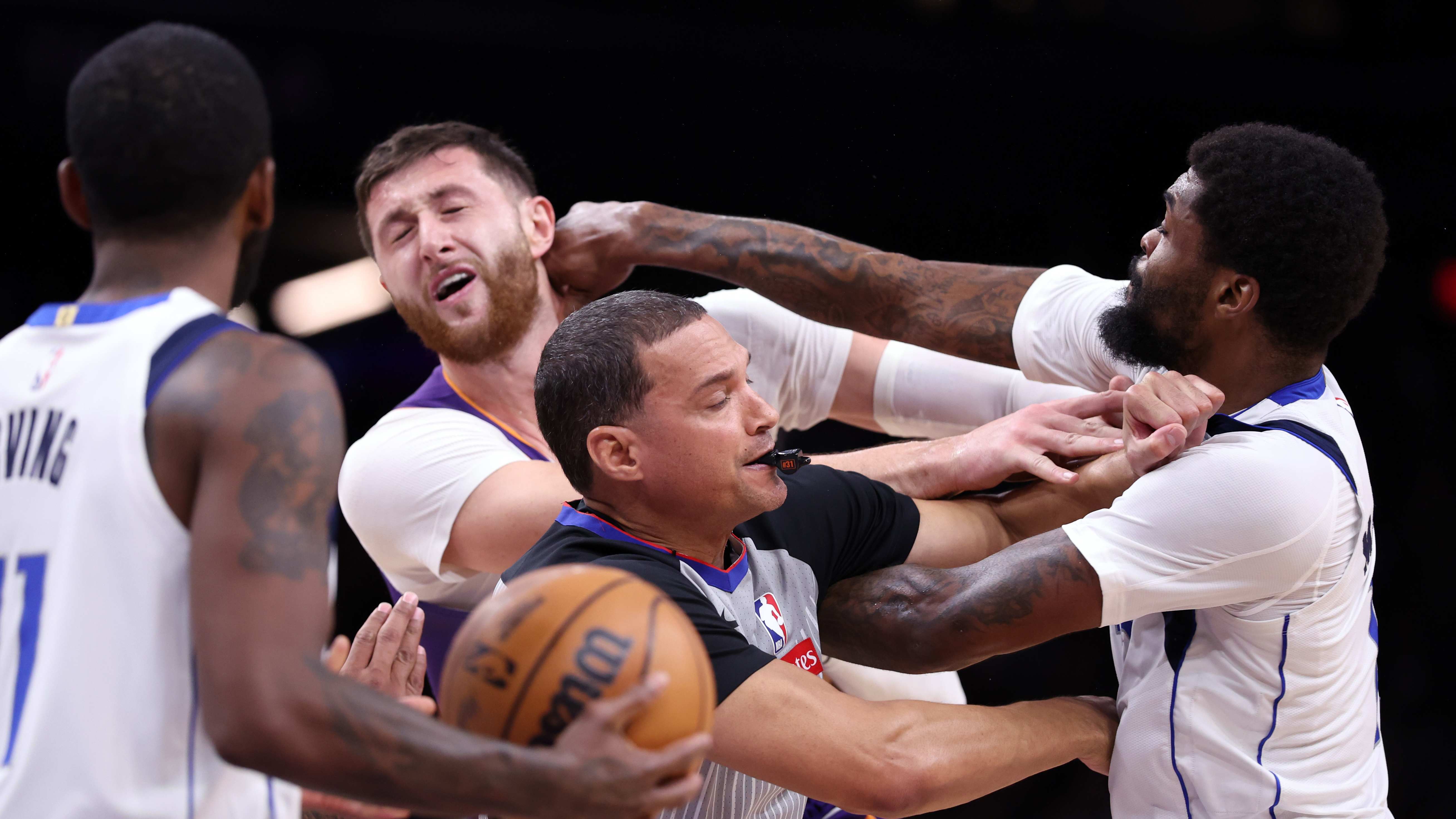 Mavericks fans demand justice as NBA hands out harsh suspensions from Suns brawl