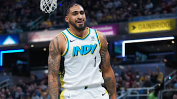 Indiana Pacers forward Obi Toppin (1) during a game against the Cleveland Cavaliers.