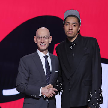 Bulls first-round pick Noa Essengue is a player to watch on July 16. 