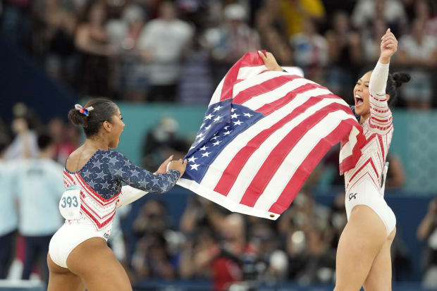 Suni Lee, Jordan Chiles, USA gymnastics, Paris Olympics