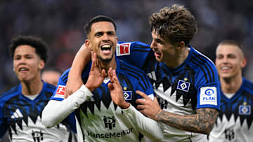 Robert Glatzel bejubelt sein erstes Bundesliga-Tor