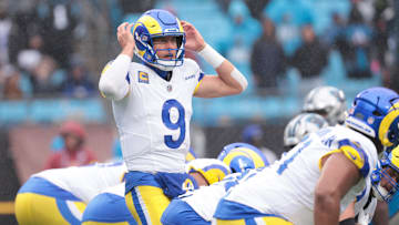 Rams quarterback Matthew Stafford leads the NFL with 32 touchdown passes.
