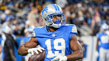 Detroit Lions wide receiver Donovan Peoples-Jones (19).