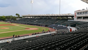 The Florida Complex League (FCL) Orioles played their first night game against the (FCL) Pirates at