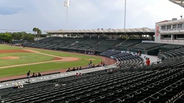 The Florida Complex League (FCL) Orioles played their first night game against the (FCL) Pirates at