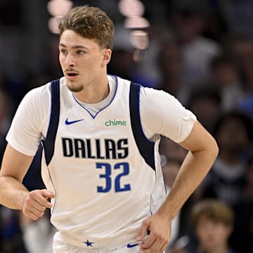 Flagg made his preseason debut for the Mavs Monday