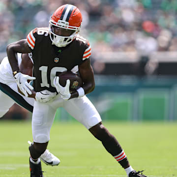 Veteran wide receiver Diontae Johnson was cut by the Cleveland Browns.