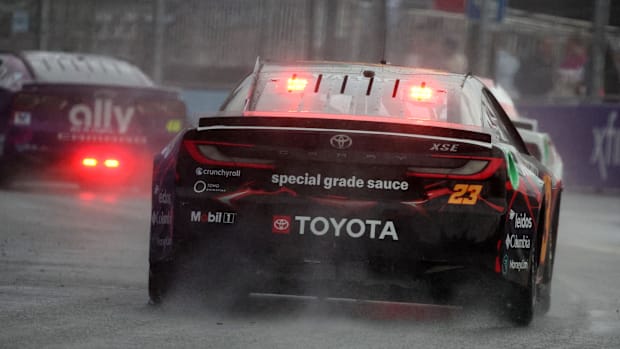 Bubba Wallace (23) during the Grant Park 165 at Chicago Street Race. 