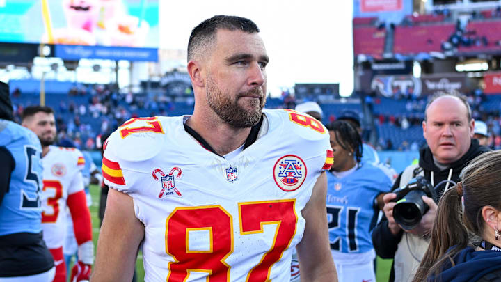 Chiefs star Travis Kelce doesn't seem to be done with football just yet. Chiefs star Travis Kelce doesn't seem to be done with football just yet.