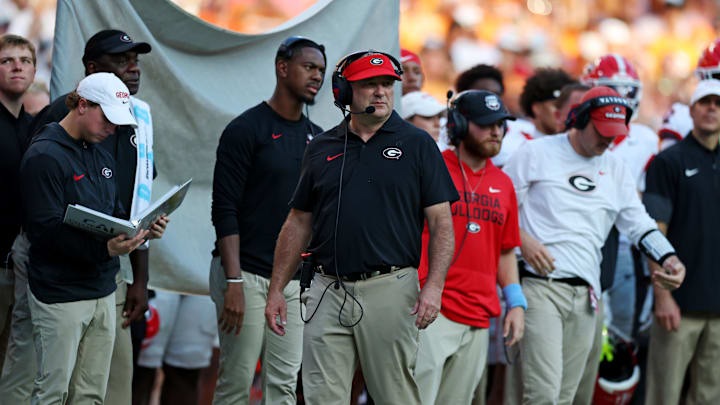 Kirby Smart, Georgia Bulldogs. (Mandatory Credit: Alan Poizner-Imagn Images)