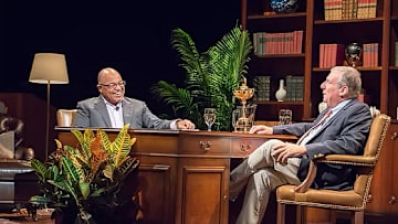 The late author John Feinstein is interviewed.