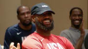 LeBron James finds out he will be the flag-bearer for Team USA at the 2024 Paris Olympics. 