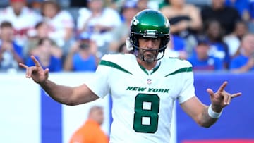 New York Jets quarterback Aaron Rodgers