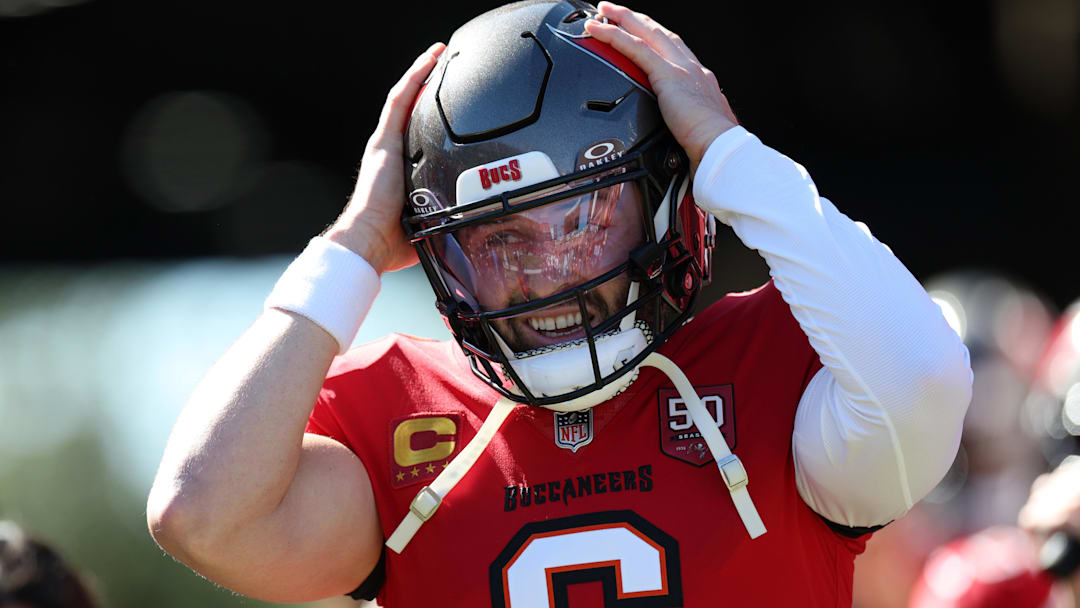 Nov 30, 2025; Tampa, Florida, USA; Tampa Bay Buccaneers quarterback Baker Mayfield (6) Mandatory Credit: Nathan Ray Seebeck-Imagn Images Nov 30, 2025; Tampa, Florida, USA; Tampa Bay Buccaneers quarterback Baker Mayfield (6) Mandatory Credit: Nathan Ray Seebeck-Imagn Images