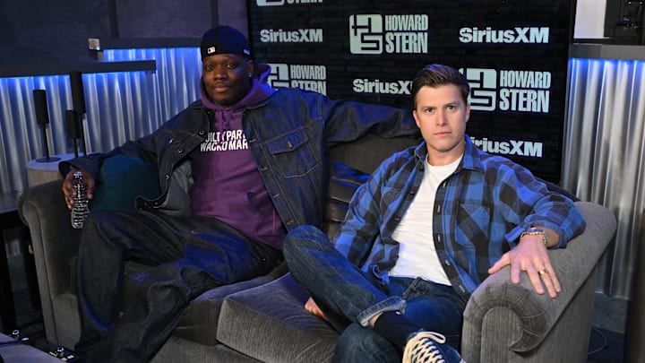 Colin Jost And Michael Che Visit SiriusXM's 'The Howard Stern Show'