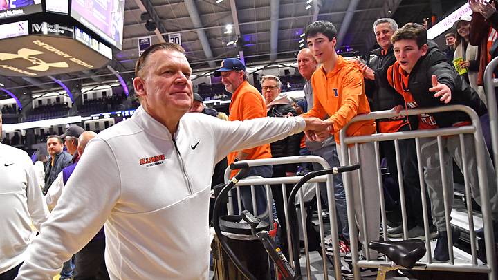 COLLEGE BASKETBALL: JAN 14 Illinois at Northwestern