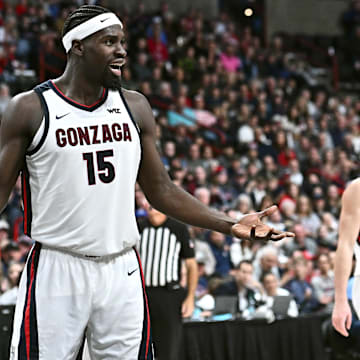 Gonzaga Bulldogs forward Graham Ike.