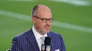 Feb 2, 2020; Miami Gardens, Florida, USA;  Rich Eisen of the of the NFL Network prior to the Super Bowl LIV at Hard Rock Stadium.